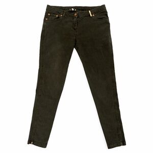 Kenzo Paris Jungle Green Skinny Ankle-Zip Jeans – Women’s Sz 42 (US 8-10 Approx)